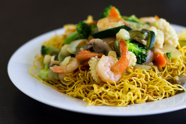 Crispy Egg Noodles
 Hong Kong Crispy Noodles Savoring Spoon — Savoring Spoon