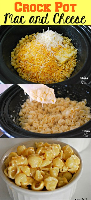 Crock Pot Baked Macaroni And Cheese
 Crock Pot Macaroni and Cheese Recipe Mess for Less