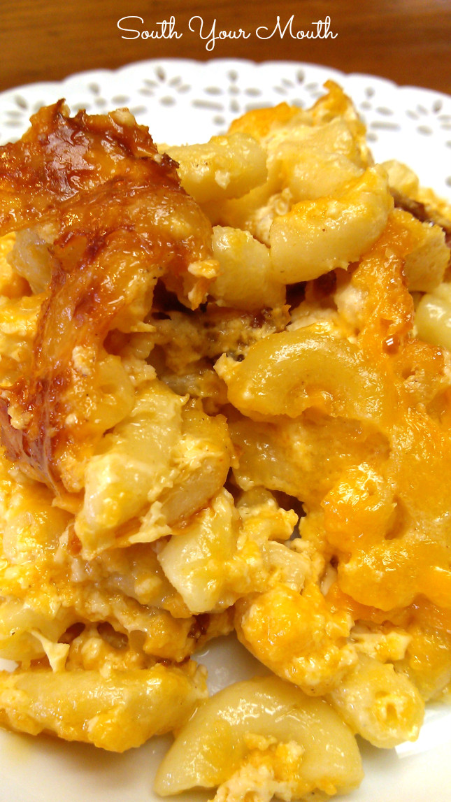 Crock Pot Baked Macaroni And Cheese
 South Your Mouth Southern Style Crock Pot Macaroni & Cheese