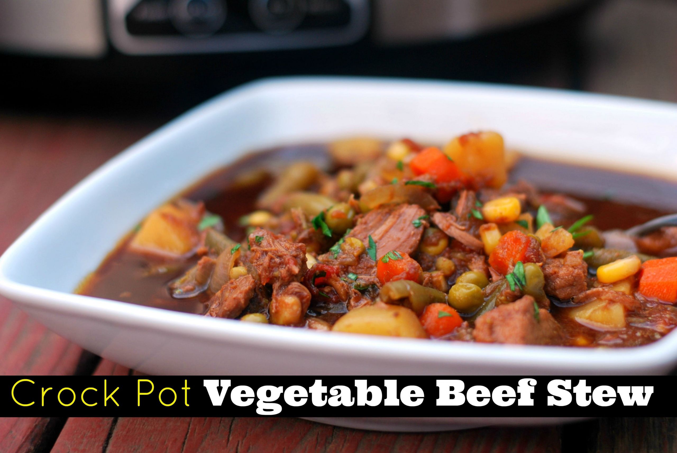 Crock Pot Beef Stew Recipe
 Crock Pot Ve able Beef Stew Aunt Bee s Recipes