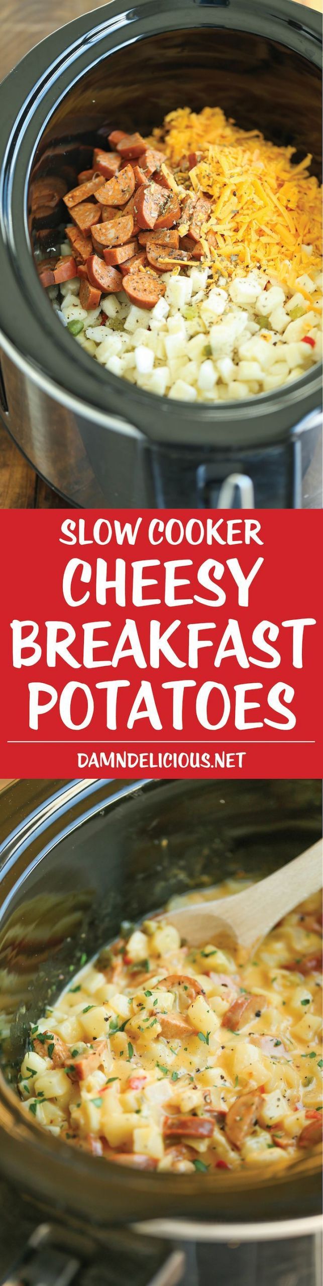 Crock Pot Breakfast Potatoes
 Slow Cooker Cheesy Breakfast Potatoes Recipe