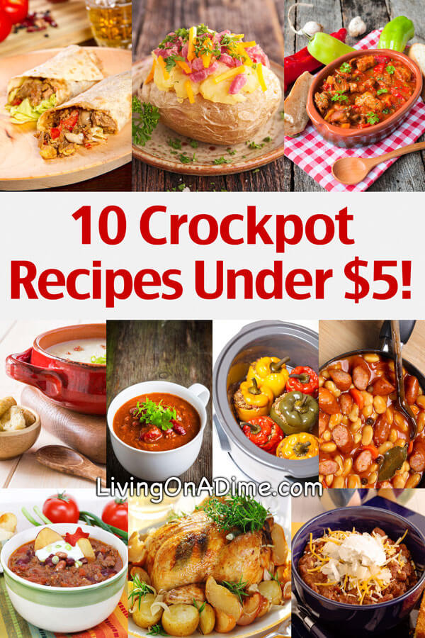 Crock Pot Dinner Ideas
 10 Crockpot Recipes Under $5 Easy Meals Your Family Will