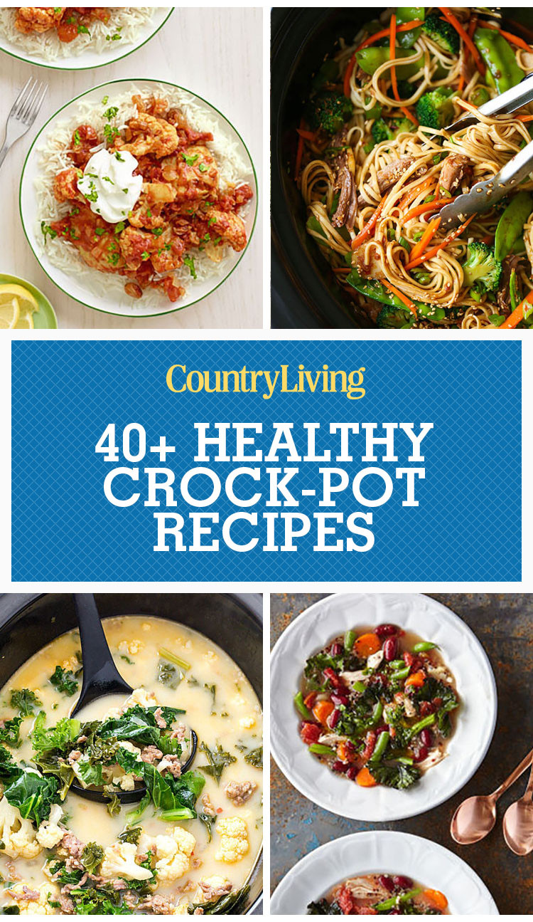 Crock Pot Dinner Ideas
 50 Healthy Crock Pot Recipes Easy Light Slow Cooker