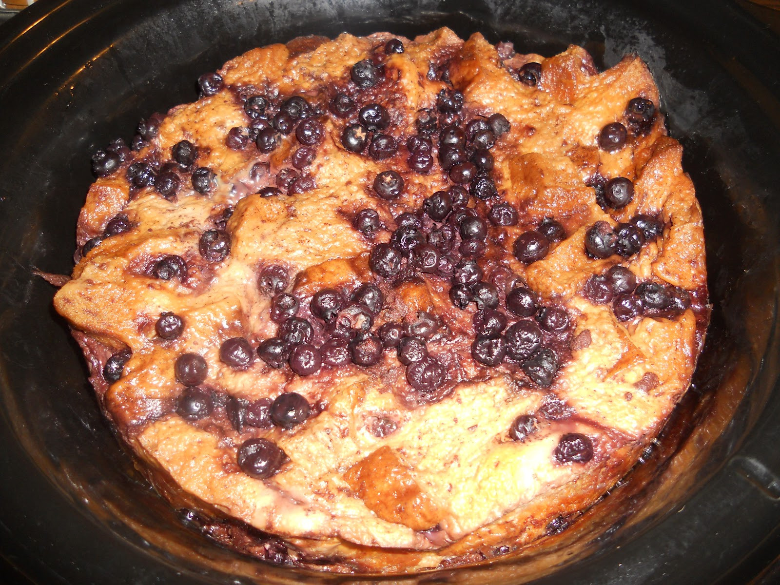 Crockpot Breakfast French Toast
 a Latte with Ott A Crock Pot Blueberry French Toast