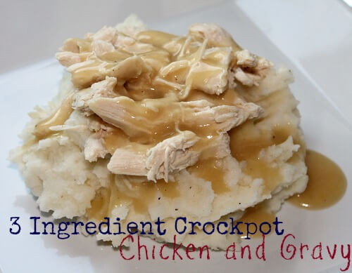 Crockpot Chicken And Gravy
 3 Ingre nt Crockpot Chicken & Gravy Amanda s Beauty