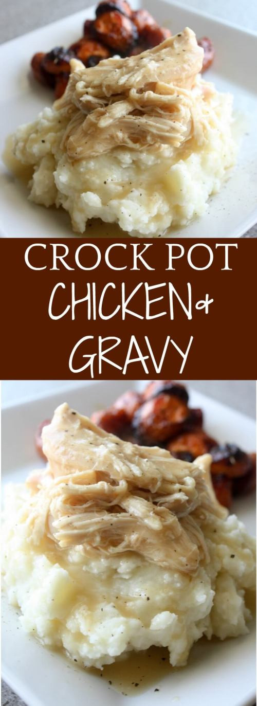Crockpot Chicken And Gravy
 Crock Pot Chicken and Gravy Daily Appetite