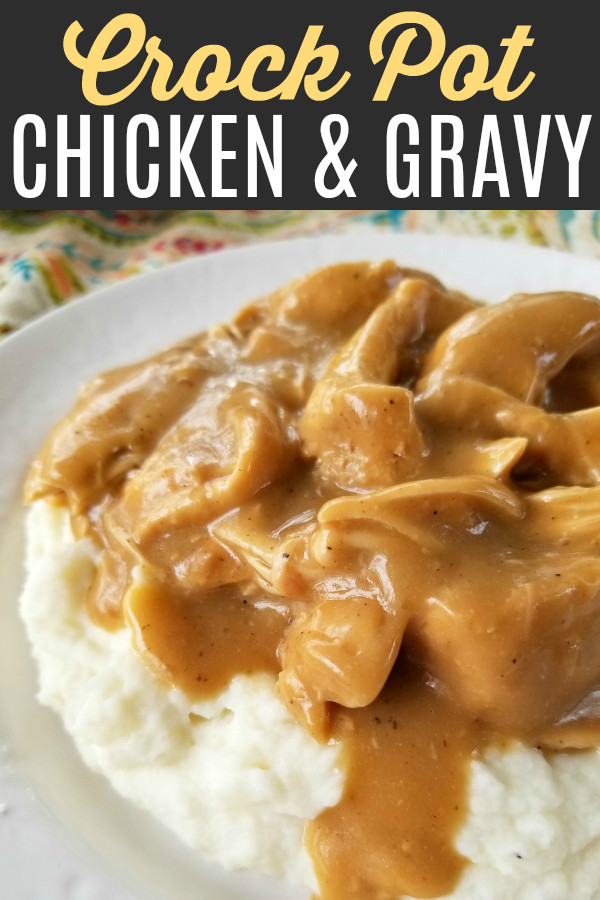 Crockpot Chicken And Gravy
 South Your Mouth Crock Pot Chicken & Gravy