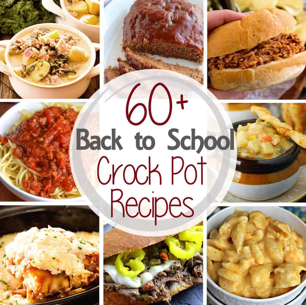 Crockpot Dinner Recipes
 60 Back to School Dinner Crock Pot Recipes Julie s Eats