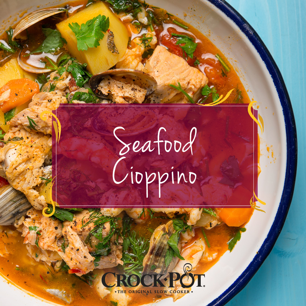 Crockpot Fish Stew
 Seafood Cioppino is a tasty Italian American fish stew