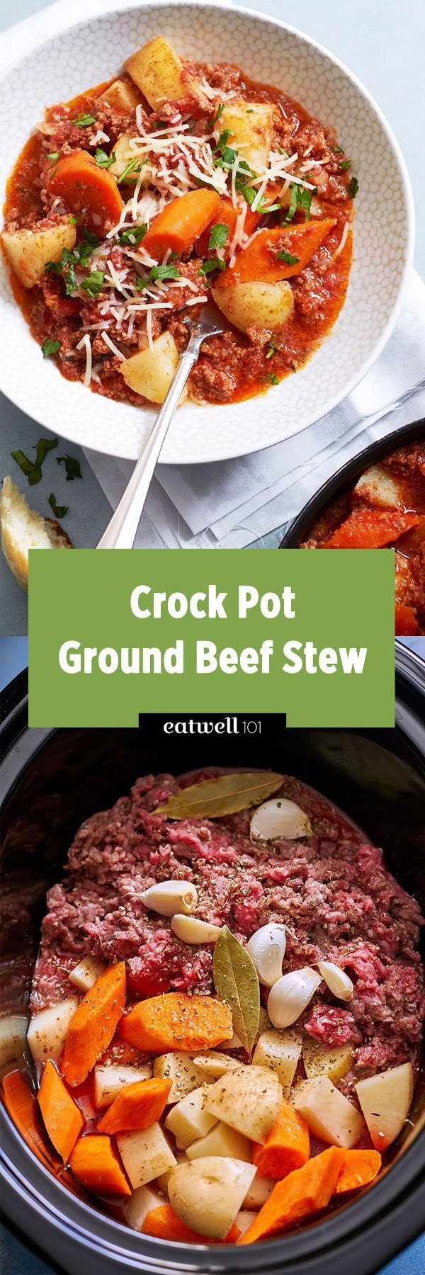Crockpot Ground Beef
 Crock Pot Ground Beef Stew Potato and Carrot — Eatwell101