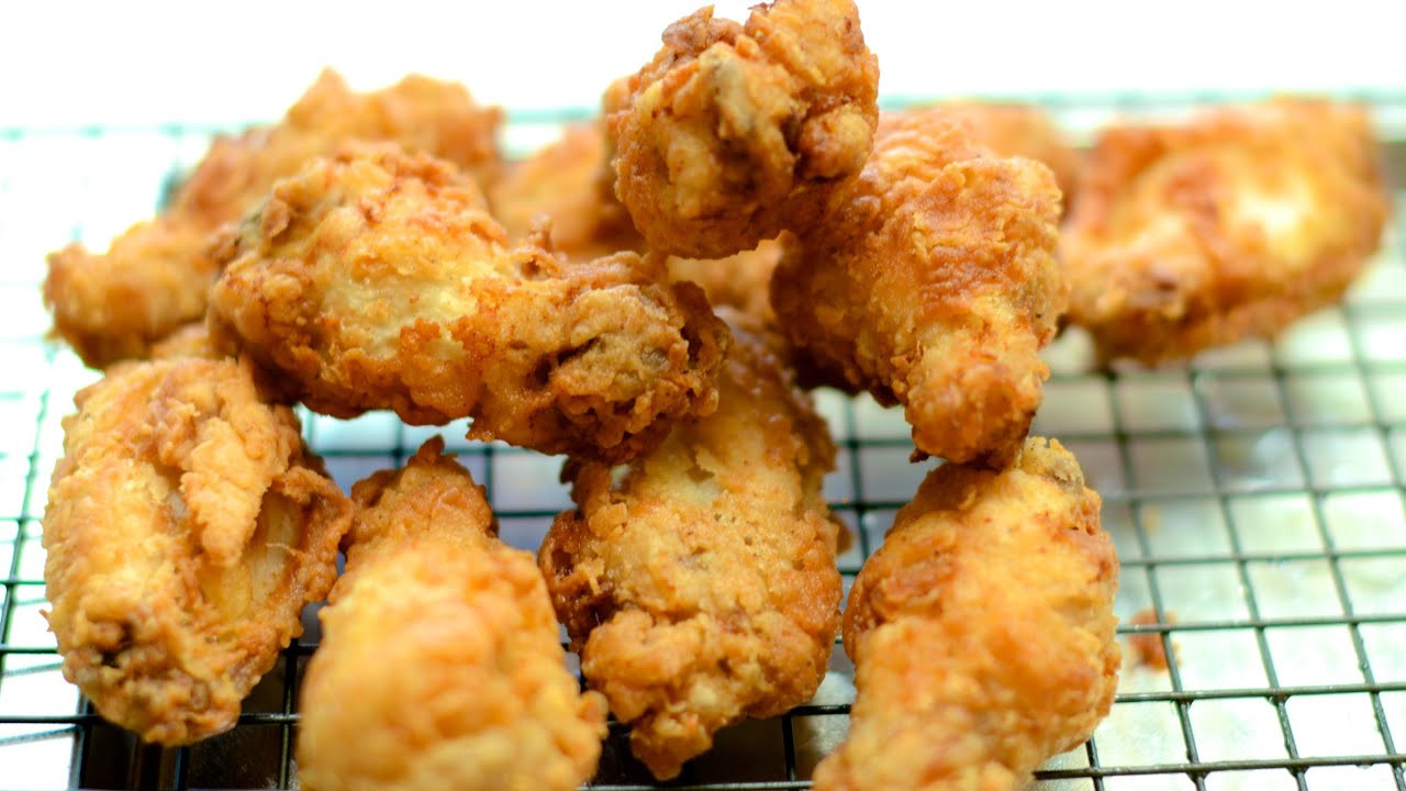 Crunchy Deep Fried Chicken Wings Recipe
 Double Fried Crispy Chicken Wings Recipe English