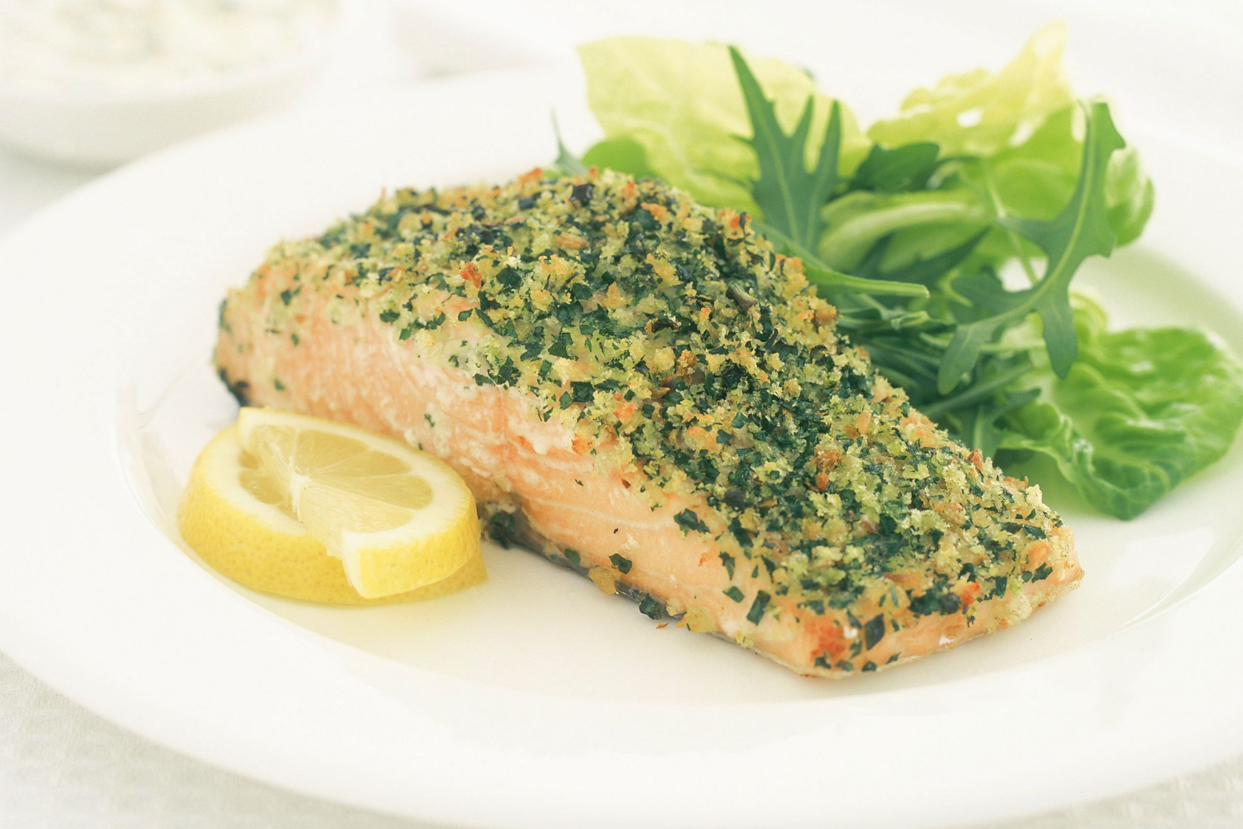 Crusted Fish Recipes
 salmon with herb crust topping