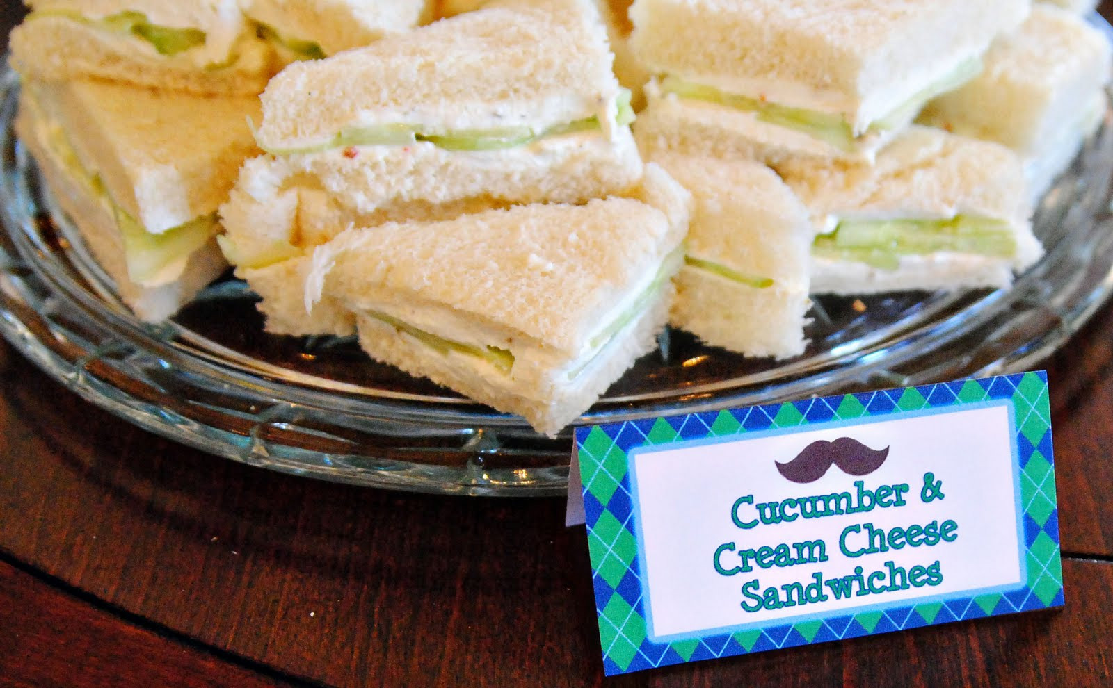 Cucumber And Cream Cheese Sandwiches
 Just Shy of a Y cucumber cream cheese sandwiches