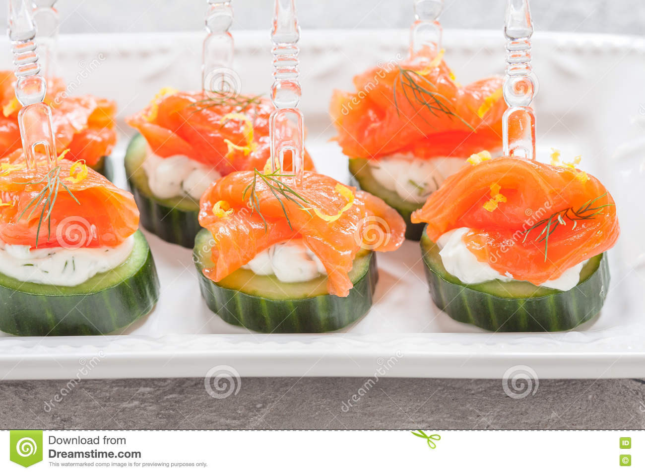 Cucumber Appetizers With Dill And Cream Cheese
 Cucumber With Dill Cream Cheese And Smoked Salmon