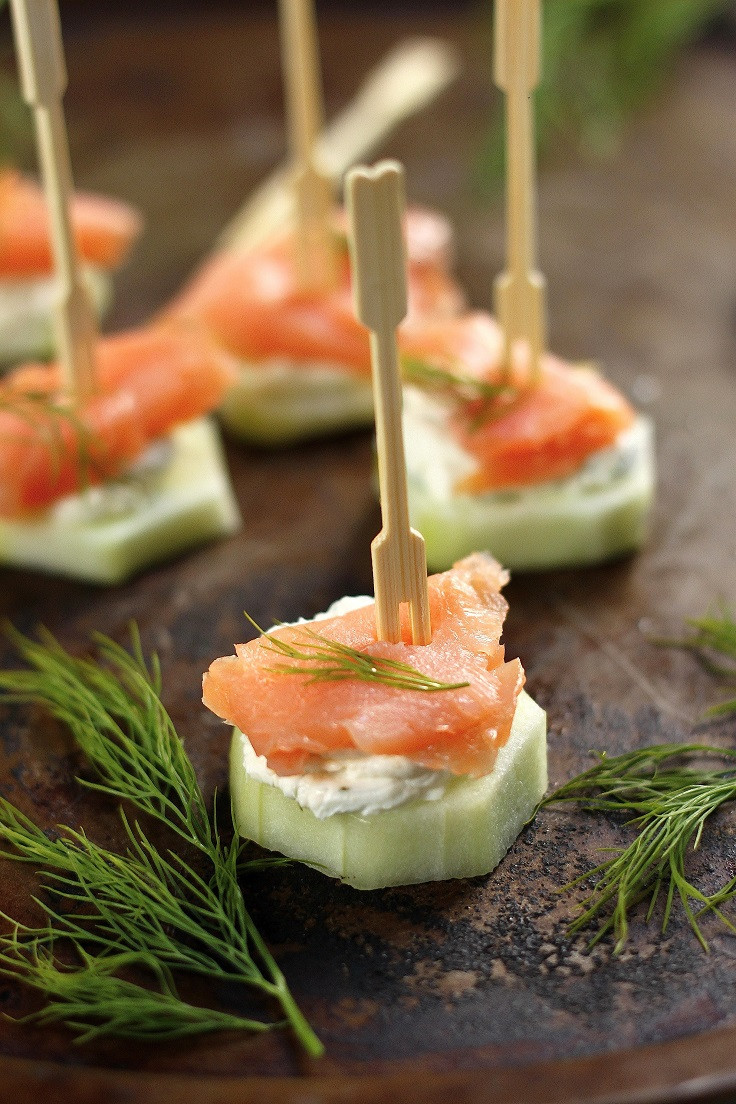 Cucumber Cream Cheese Appetizers
 Top 10 Easy Delicious Appetizers on Toothpick Top Inspired
