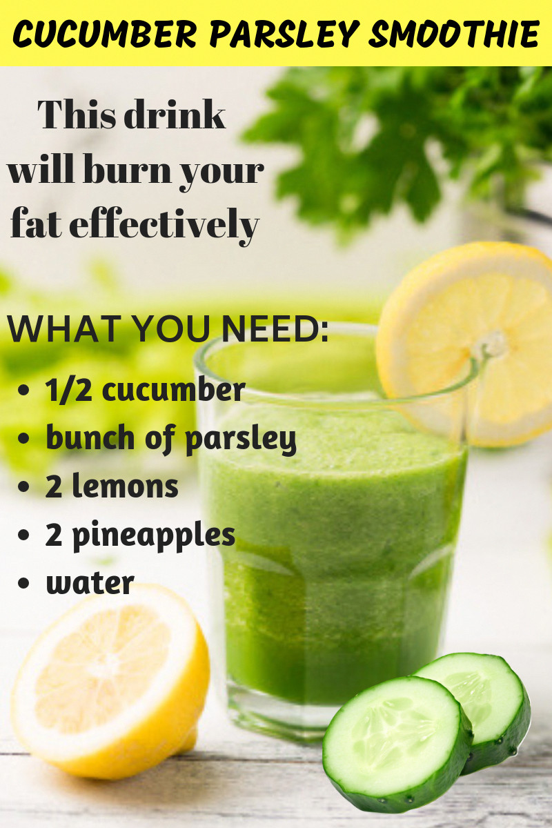 Cucumber Smoothie Recipes For Weight Loss
 Pin on weight lose smoothies