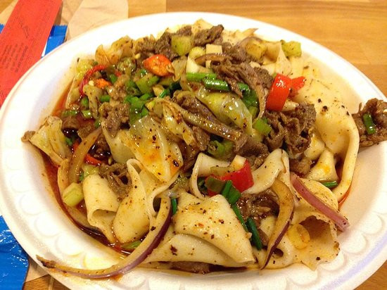 Cumin Lamb Noodles
 cumin lamb noodles Picture of Xi an Famous Foods New