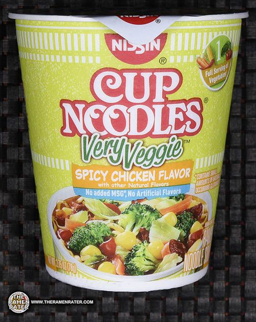 Cup Noodles Very Veggie
 2541 Nissin Cup Noodles Very Veggie Spicy Chicken Flavor