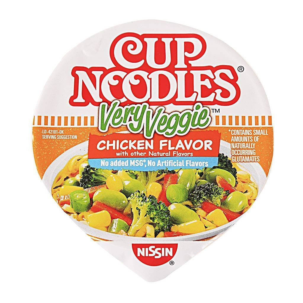 Cup Noodles Very Veggie
 Nissin Very Veggie Cup Noodles Chicken Flavor – Snackoo