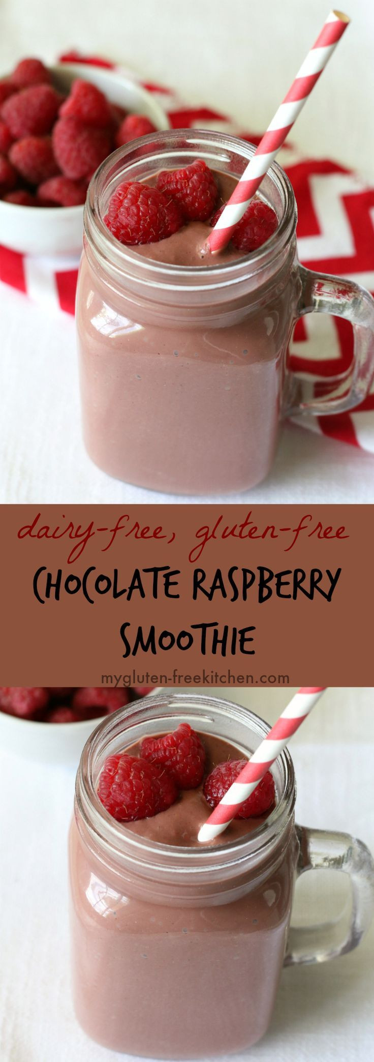 Dairy Free Smoothie Recipes
 Dairy free Chocolate Raspberry Smoothie Gluten free