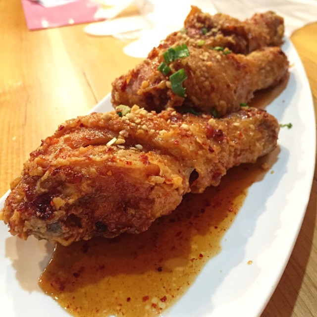 Deep Fried Chicken Drumsticks
 Guksu Restaurant Singapore