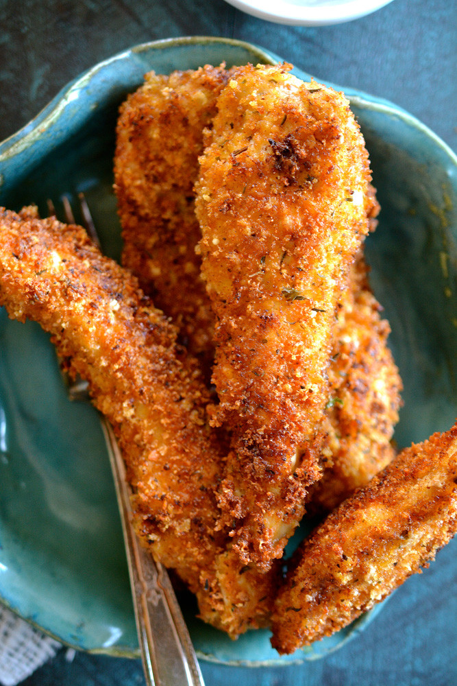 Deep Fried Chicken Fingers
 Crispy Fried Chicken Fingers with Homemade Blue Cheese