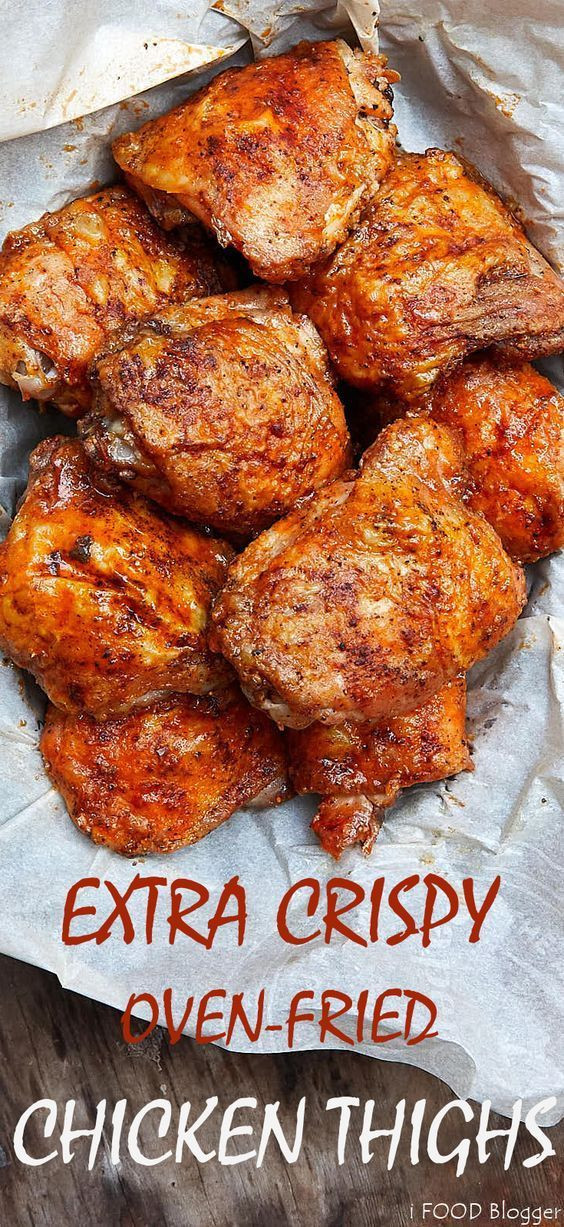 Deep Fried Chicken Thighs Bone In
 Oven Fried Chicken Thighs in 2019