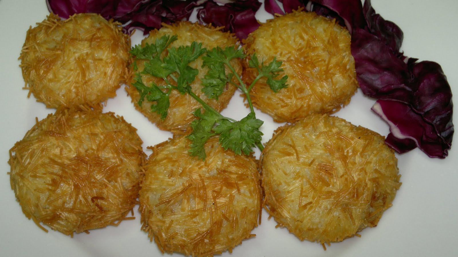 Deep Fried Crab Cakes
 MENU VERMICELLI COATED DEEP FRIED CRAB CAKES