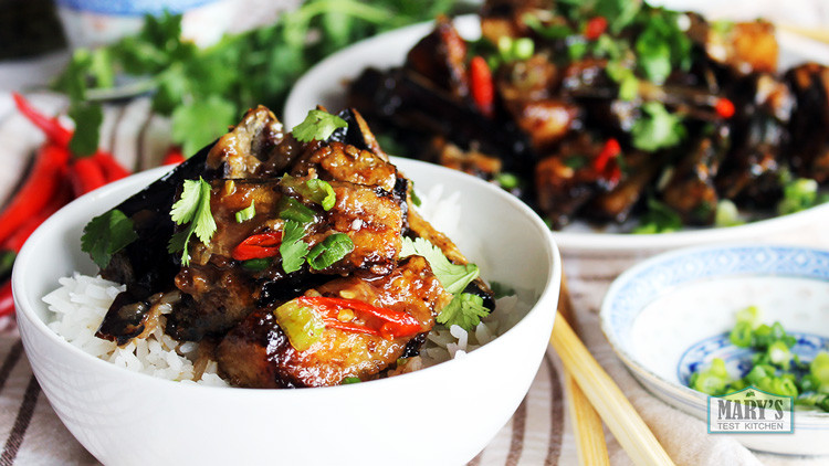 Deep Fried Eggplant
 Deep Fried Chinese Eggplant with Spicy Garlic Sauce Recipe