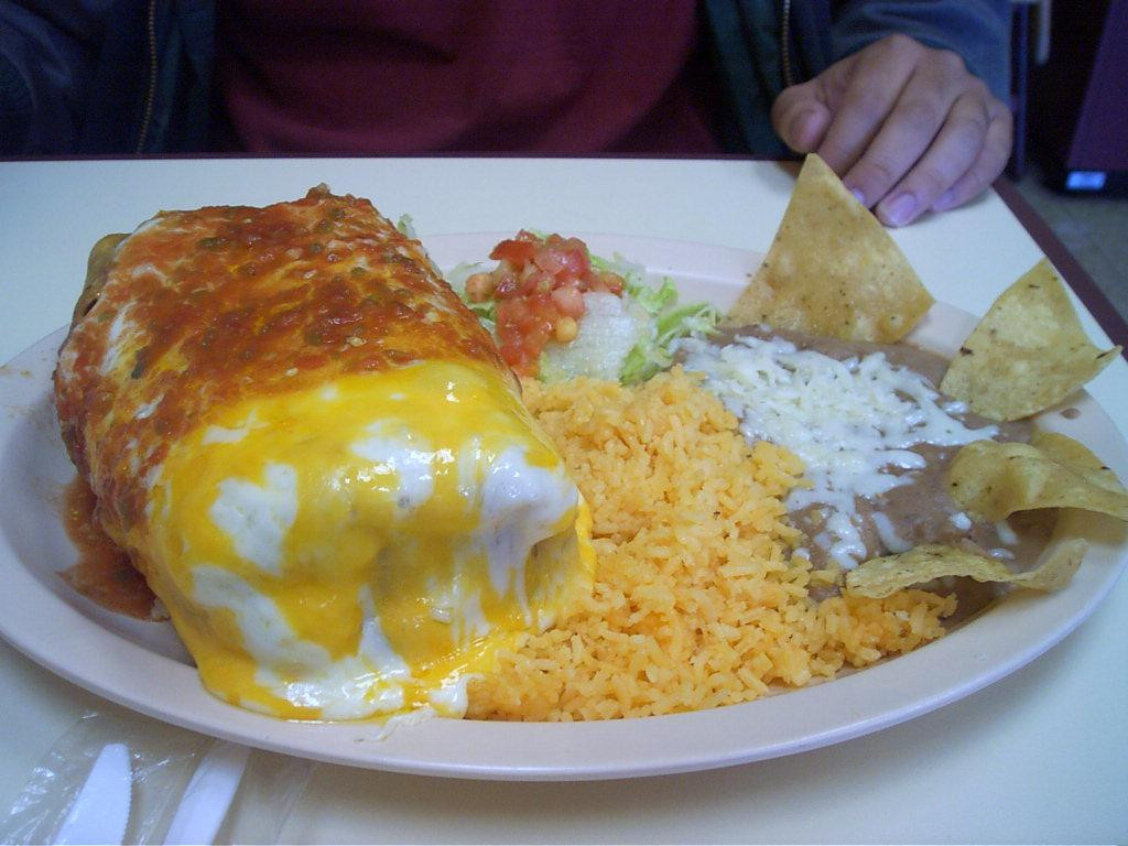 Deep Fried Enchiladas
 language Difference between burritos chimichanga and
