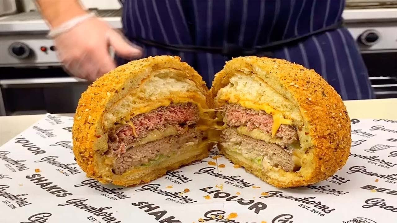 Deep Fried Hamburgers
 Incredible Deep Fried Burger Bomb