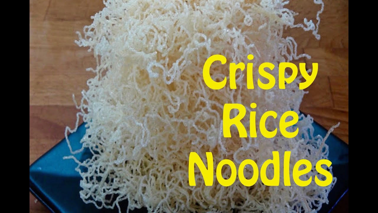 Deep Fried Rice Noodles
 How to Make Crispy Rice Noodles