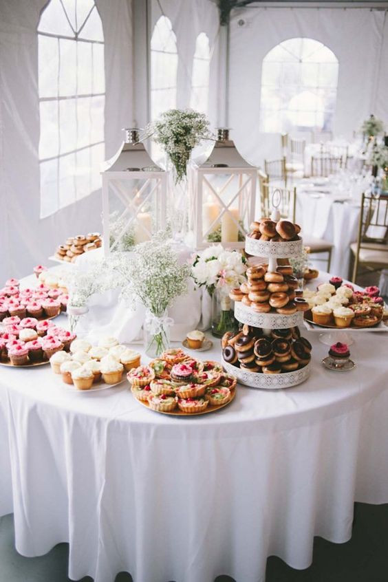 Dessert Table Ideas
 100 Scrumptious Wedding Donuts Displays & Ideas – Page 7
