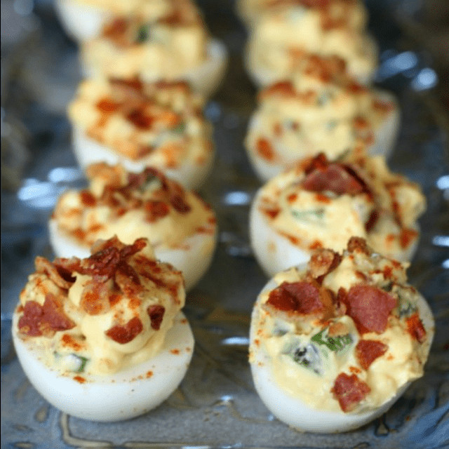 Deviled Eggs With Bacon And Jalapeno
 Bacon Jalapeno Deviled Eggs Recipe with Video ⋆ Real Housemoms