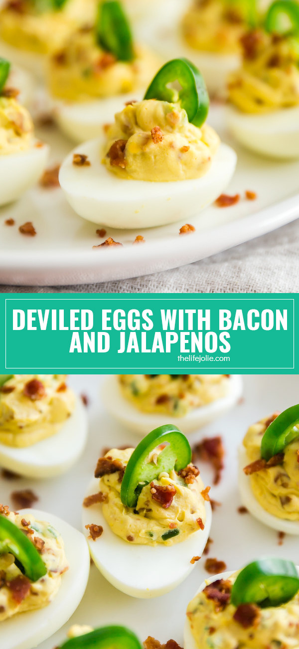 Deviled Eggs With Bacon And Jalapeno
 Deviled Eggs with Bacon and Jalapeños Jalapeno Popper