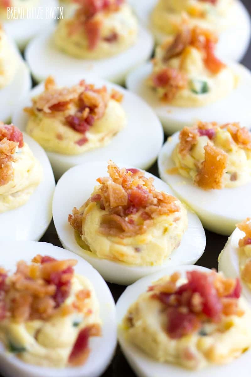 Deviled Eggs With Bacon And Jalapeno
 Bacon Jalapeno Popper Deviled Eggs with Video • Bread