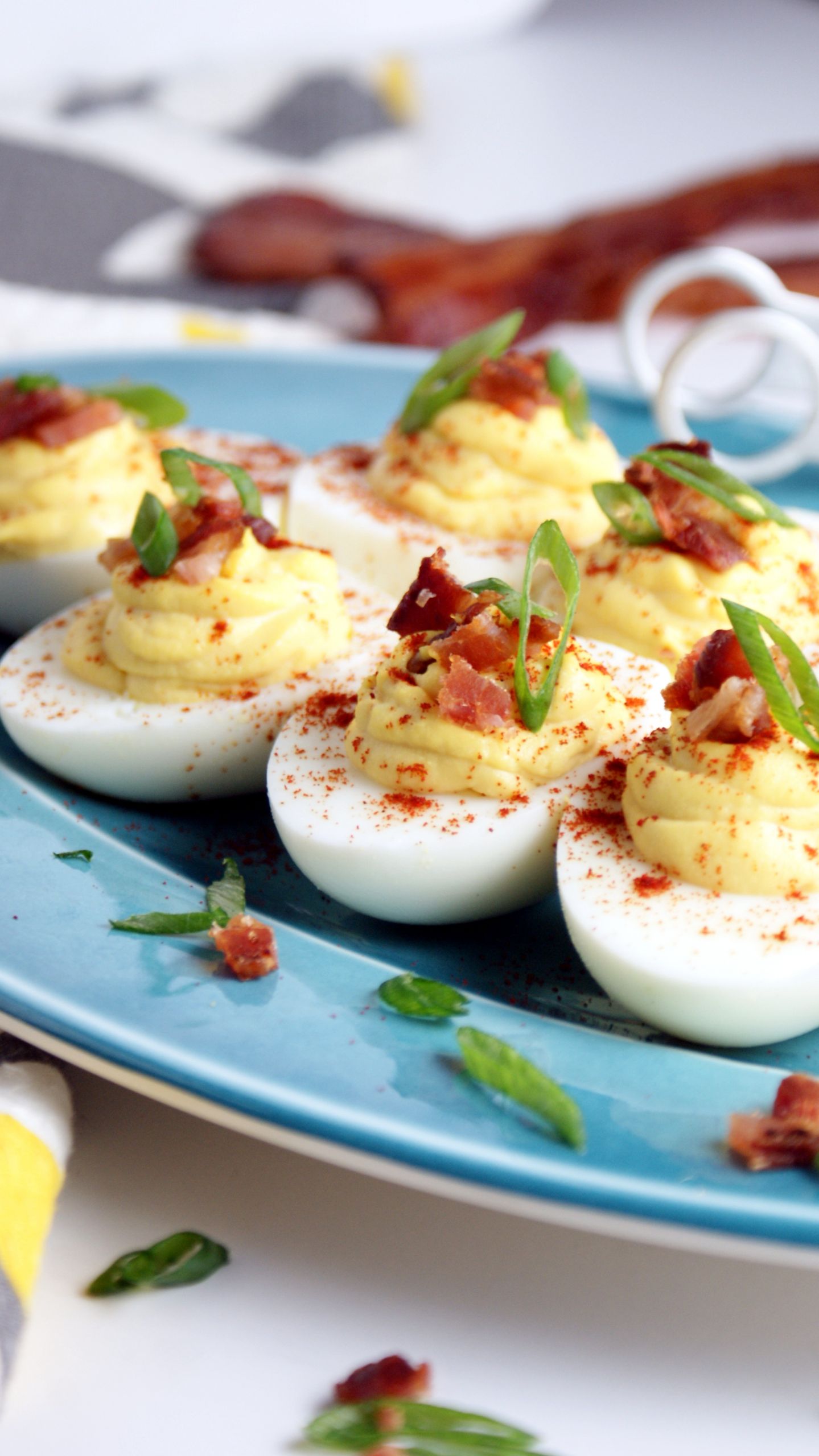 Deviled Eggs With Bacon
 Bacon Deviled Eggs