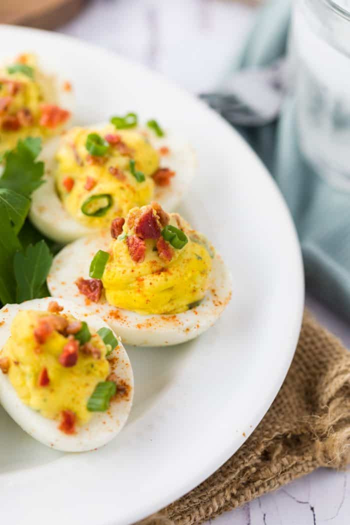 Deviled Eggs With Bacon
 Classic Deviled Eggs with Bacon The Cozy Cook