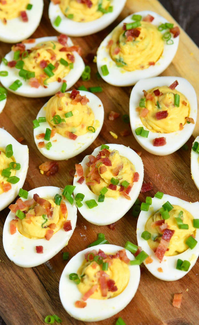 Deviled Eggs With Bacon Recipe
 Bacon Deviled Eggs Will Cook For Smiles