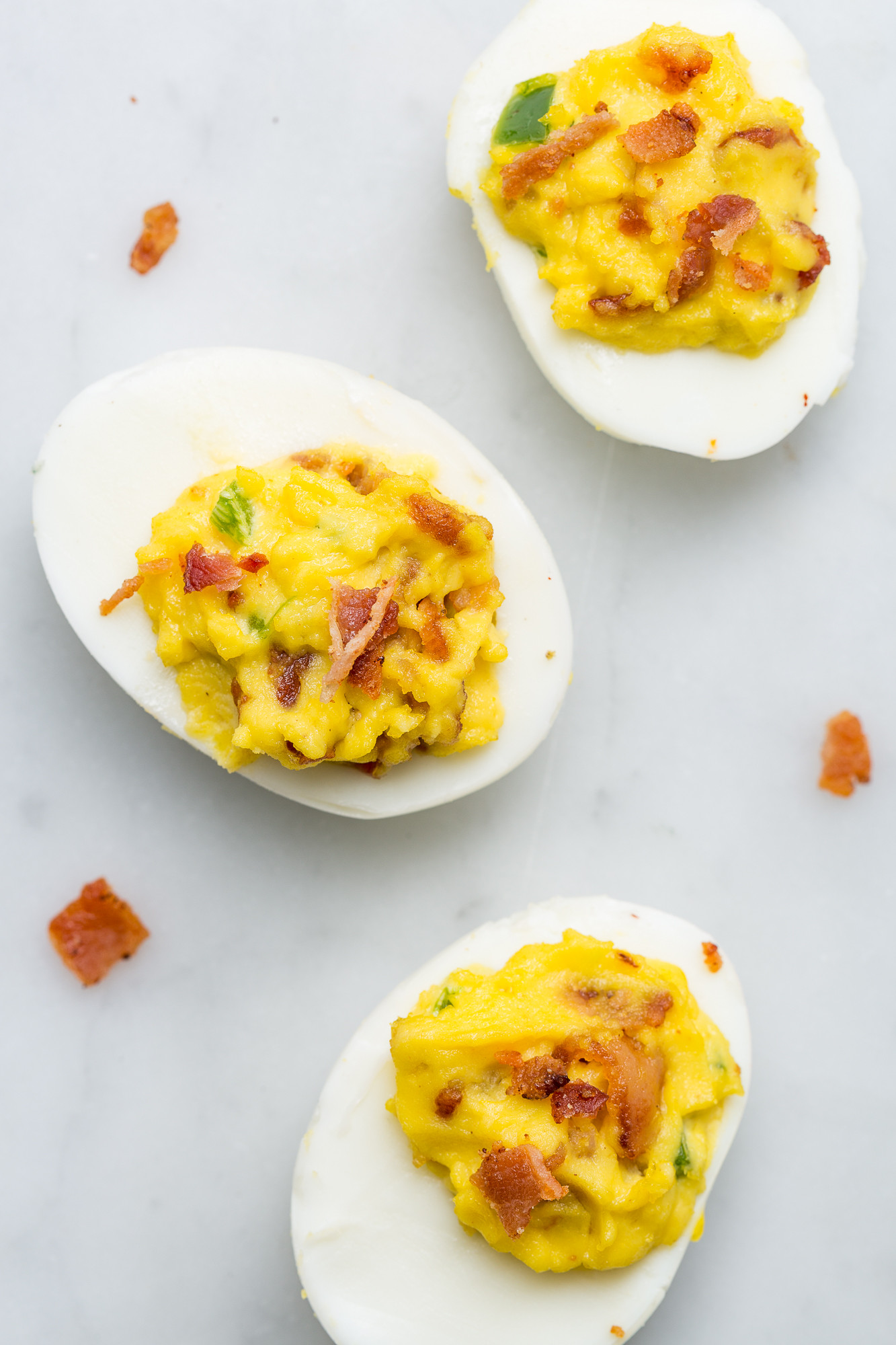 Deviled Eggs With Bacon Recipe
 Best Bacon Jalapeño Deviled Eggs Recipe How to Make