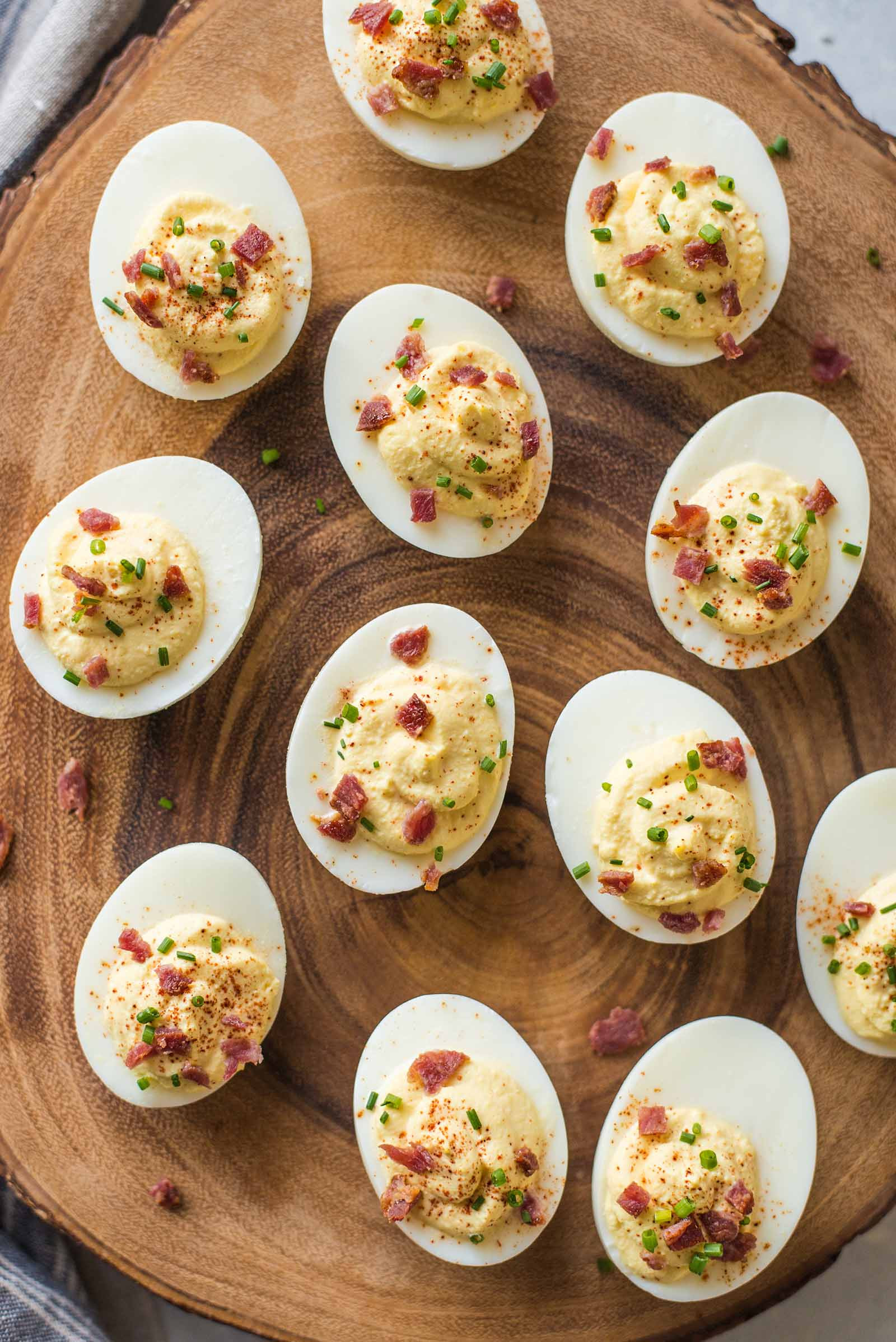 Deviled Eggs With Bacon Recipe
 Sour Cream and Bacon Deviled Eggs Recipe