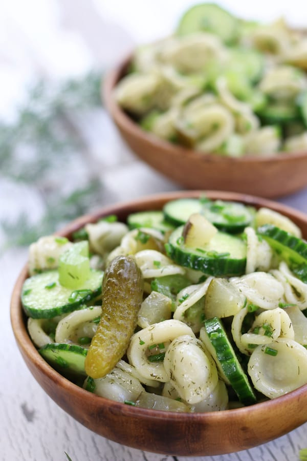 Dill Pickle Pasta Salad
 How To Make Amazing No Mayo Dill Pickle Pasta Salad