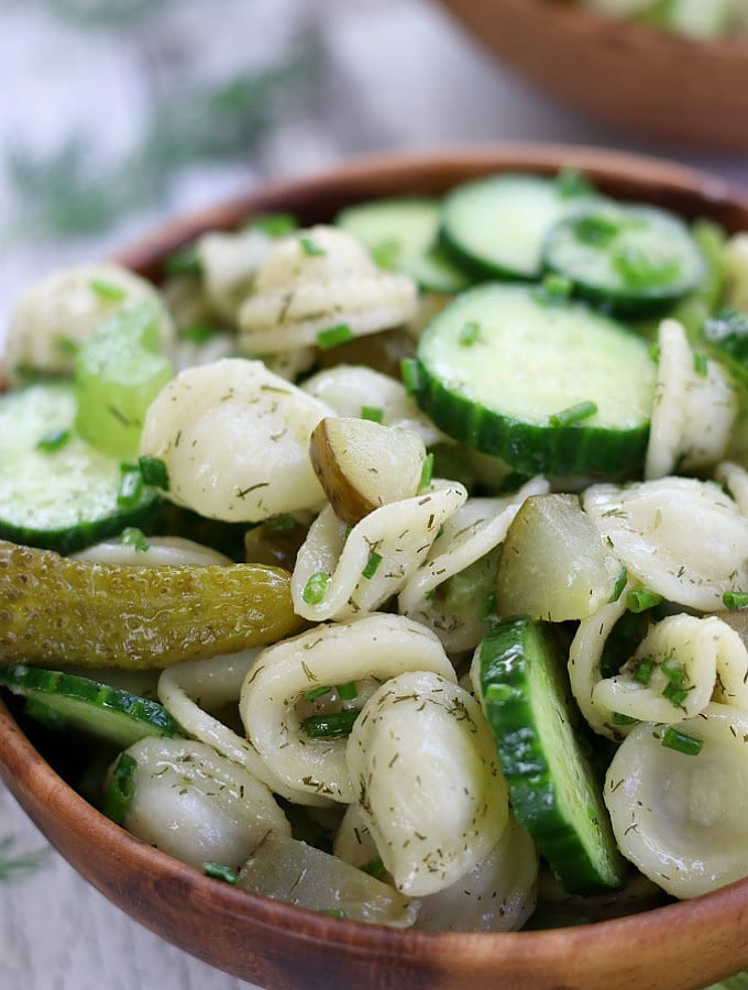 Dill Pickle Pasta Salad
 How To Make Amazing No Mayo Dill Pickle Pasta Salad