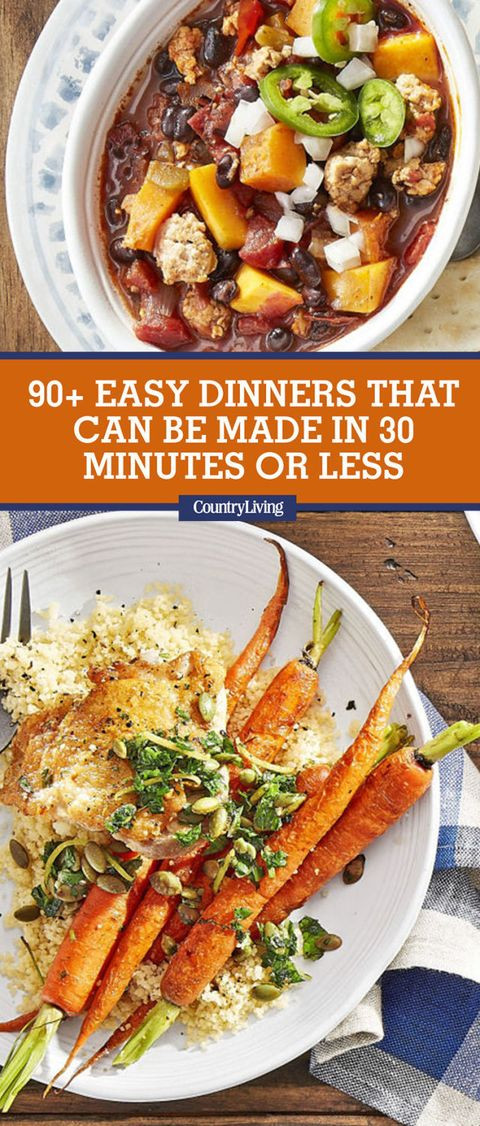 Dinner Ideas Easy
 99 Quick and Easy Dinners Best Recipes for 30 Minute Meals