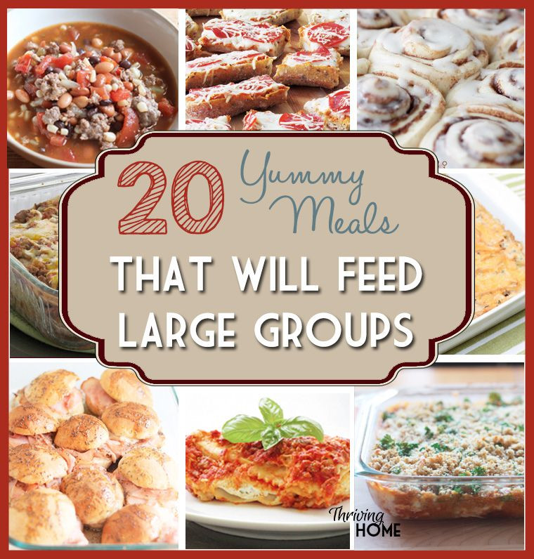 Dinner Ideas For Large Groups
 Easy Meal Ideas for Groups of People