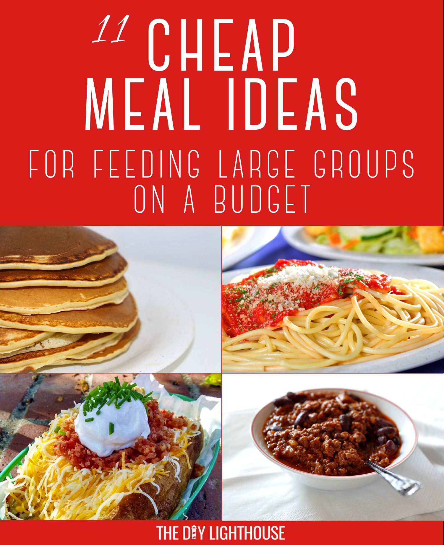 Dinner Ideas For Large Groups
 Cheap Meals for Feeding Groups