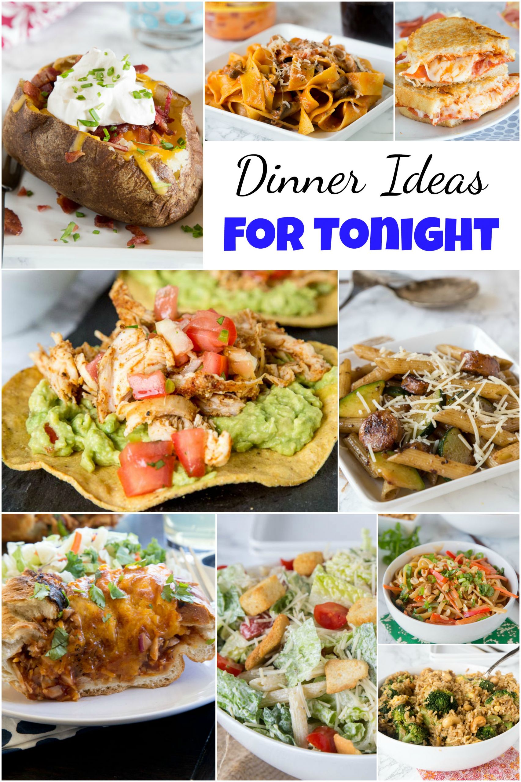 Dinner Ideas For Tonight
 Dinner Ideas for Tonight Dinners Dishes and Desserts