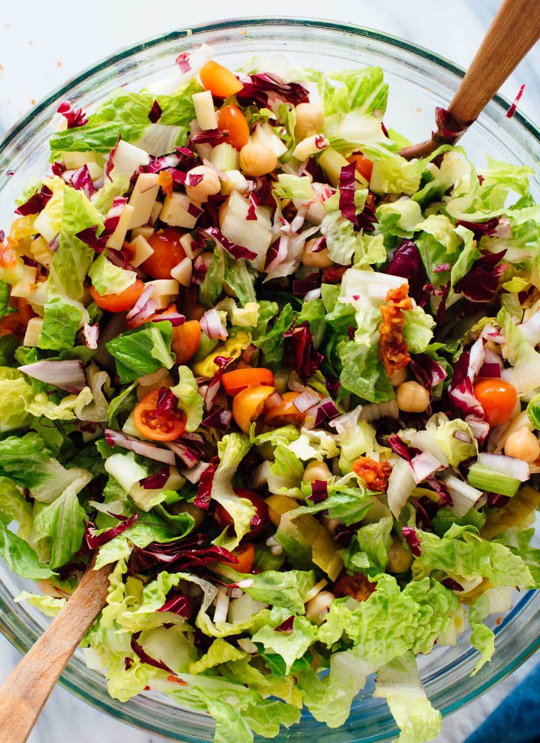 Dinner Salad Recipes
 Ve arian Italian Chopped Salad Cookie and Kate