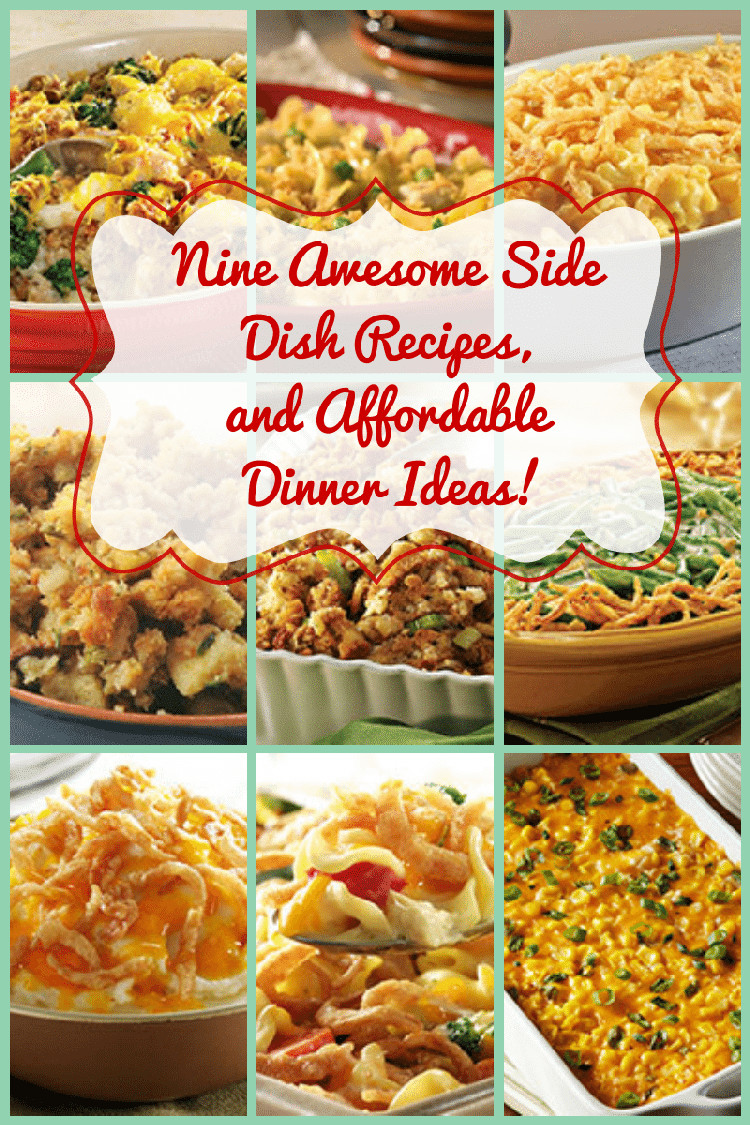 Dinner Sides Ideas
 Nine Side Dish Recipes & Affordable Dinner Ideas You ll