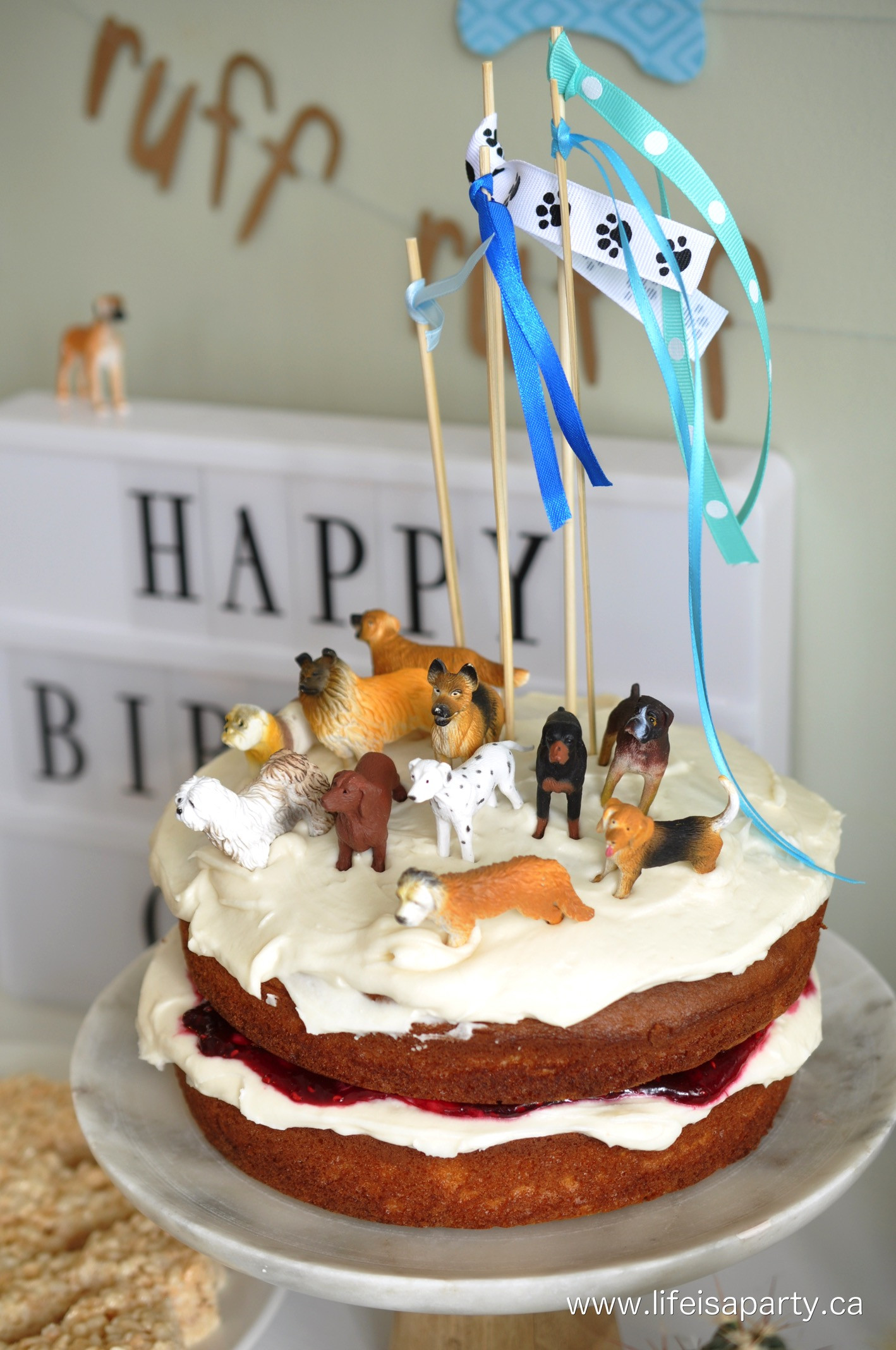 Dog Birthday Cake Recipes Easy
 Puppy Dog Birthday Party